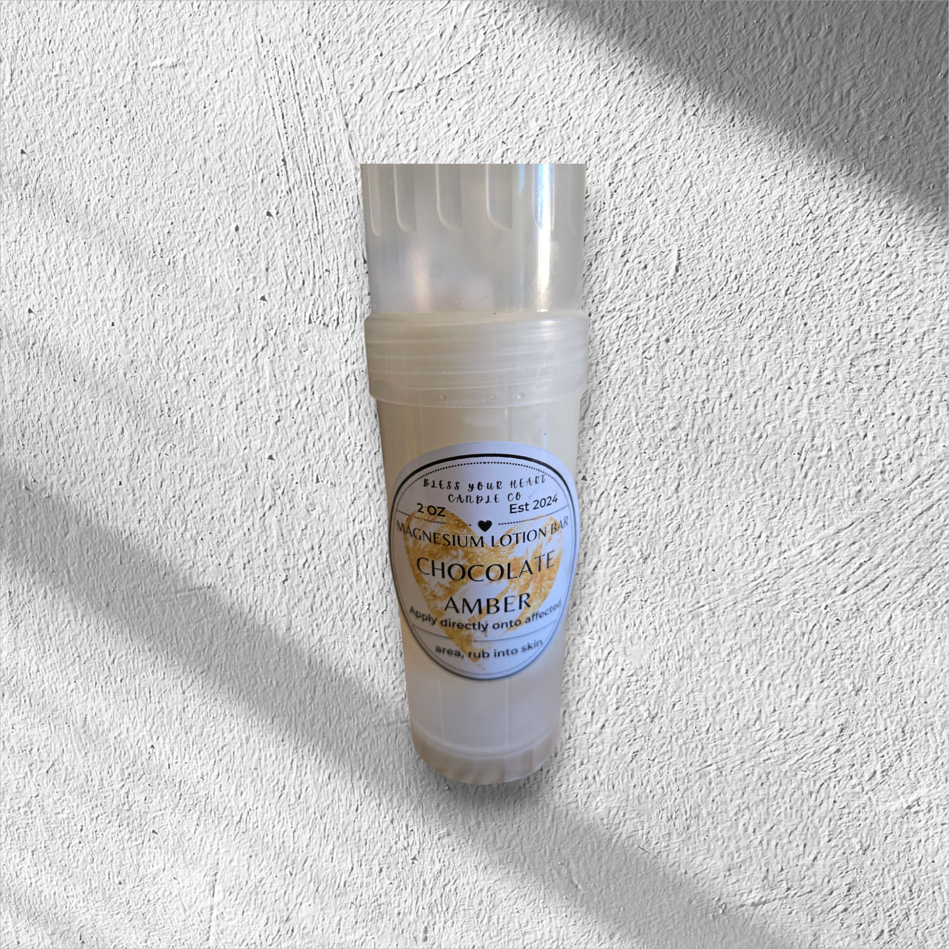 Magnesium body lotion bar