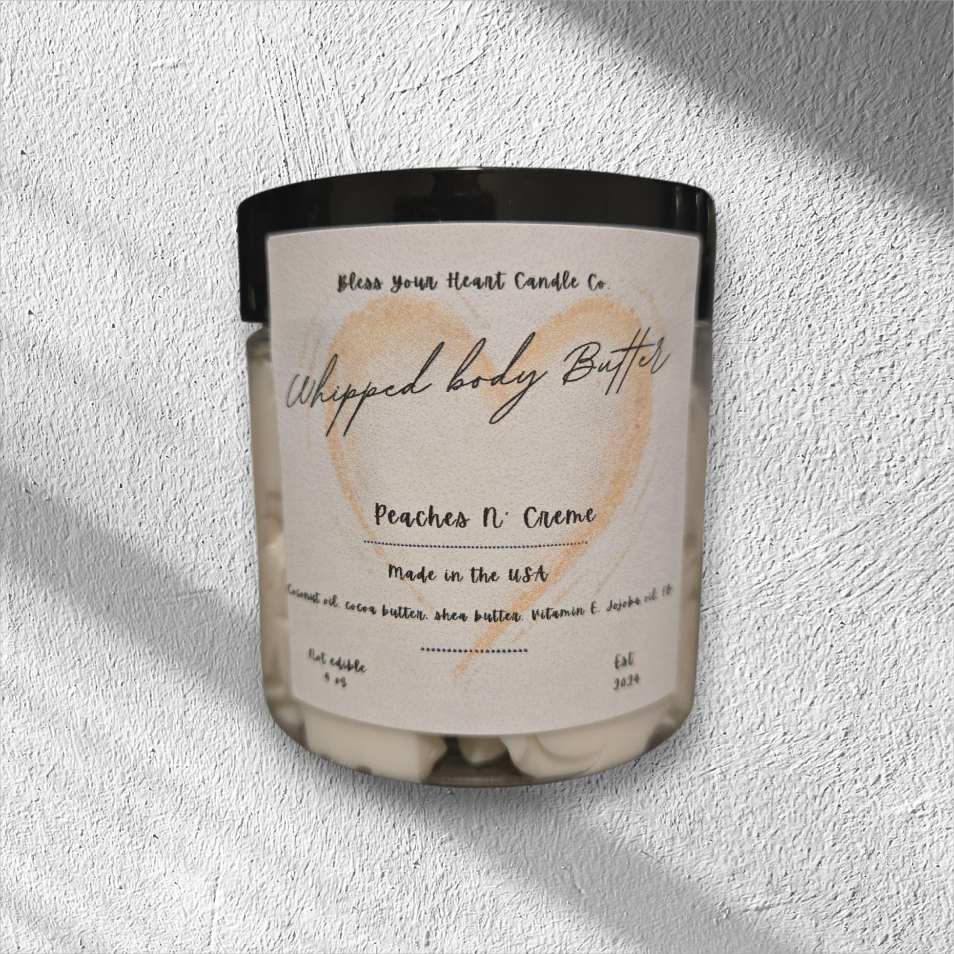 Whipped body butter - peaches n creme