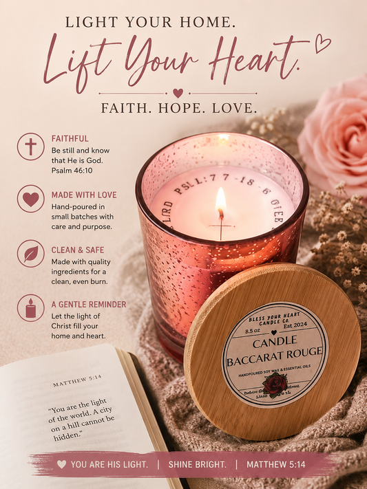 Swirl Candle- Baccarat rouge