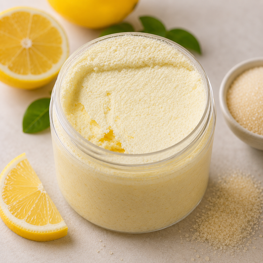 Whipped foaming sugar scrub-Lemon sugar