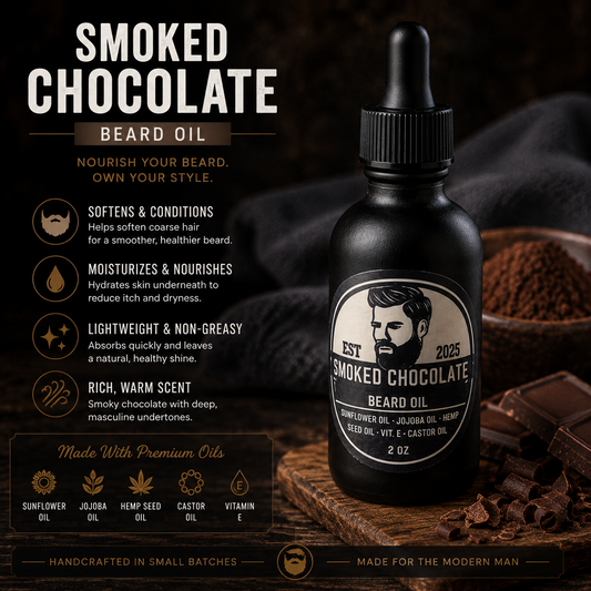 Beard oil-Smoked Chocolate