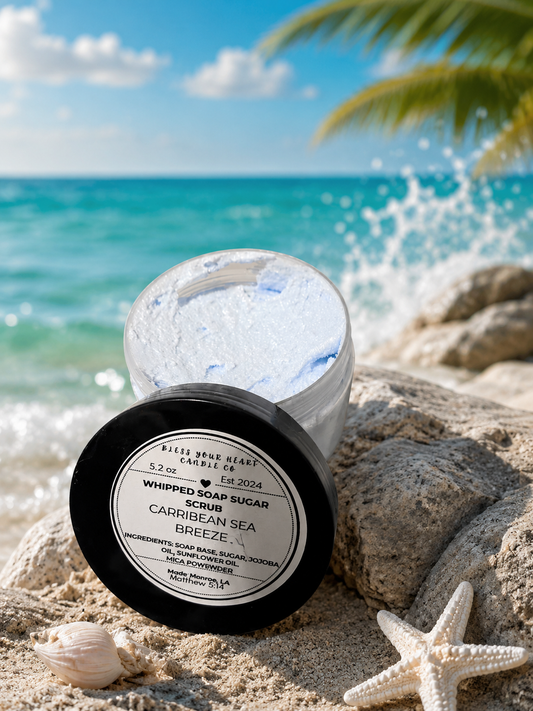 Whipped foaming soap- Caribbean sea breeze