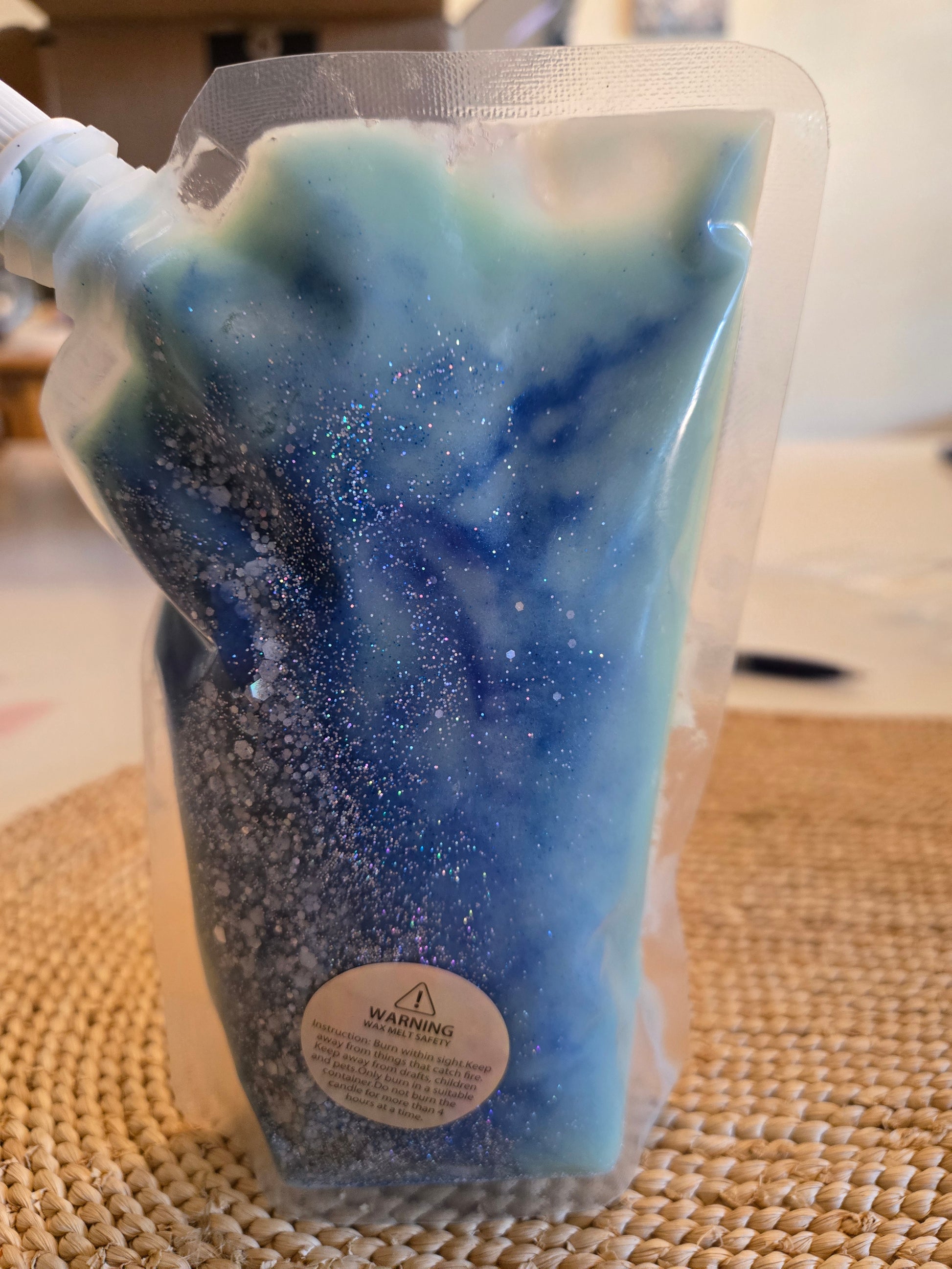 Squeezable wax melt-Peacock feathers
