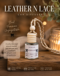 Car diffuser- leather n' lace